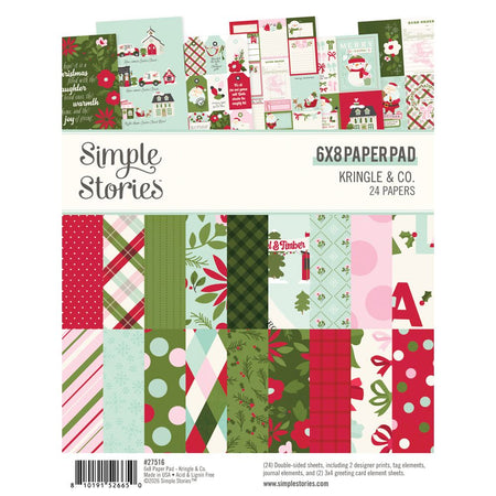 Simple Stories Kringle & Co. - 6x8 Paper Pad