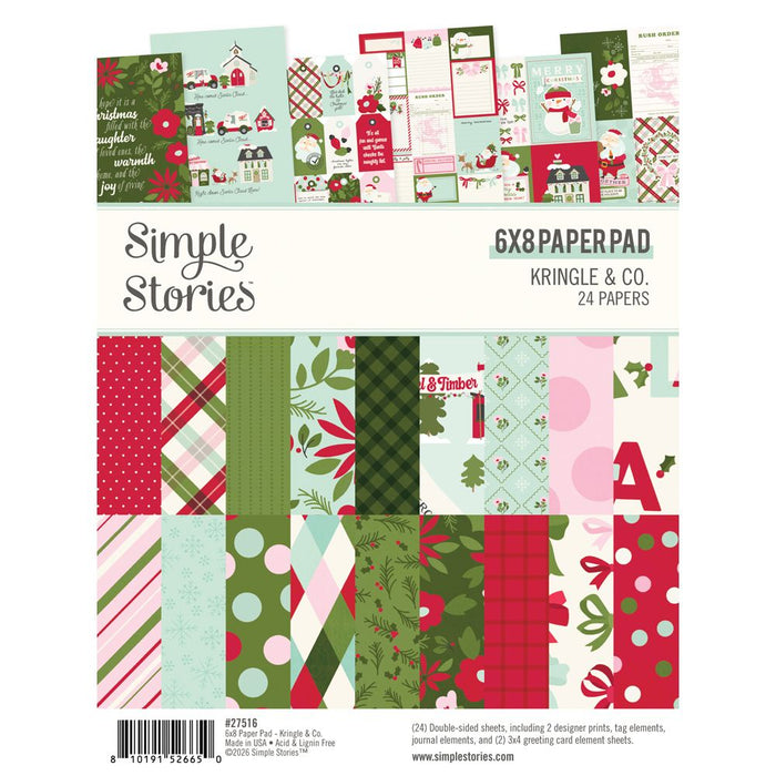 Simple Stories Kringle & Co. - 6x8 Paper Pad