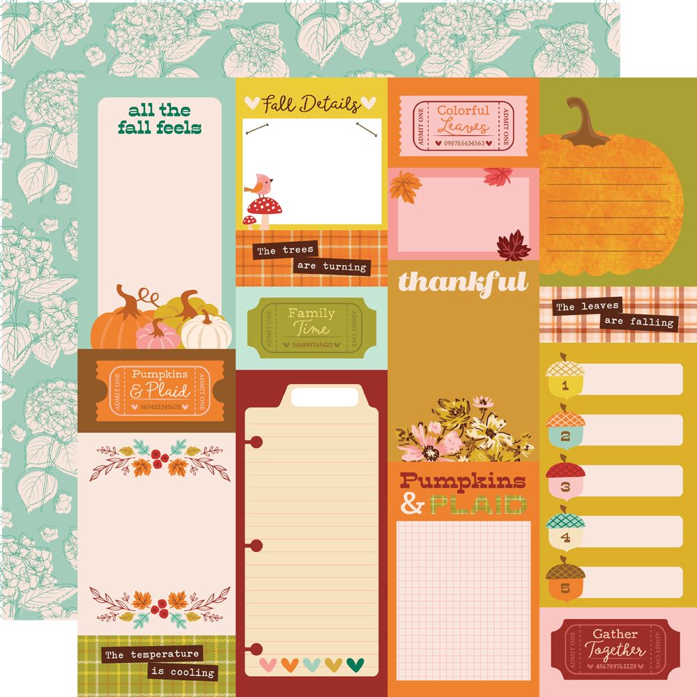 Simple Stories Pumpkins & Plaid - Journal Elements