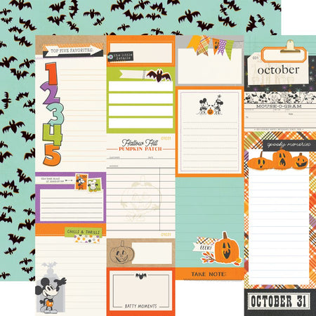 Simple Stories Say Cheese Classic Mouse Halloween - Journal Elements