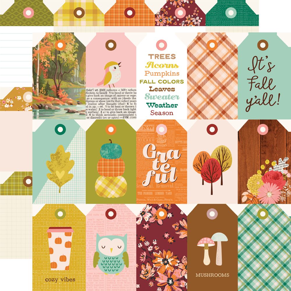 Simple Stories Pumpkins & Plaid - Tag Elements