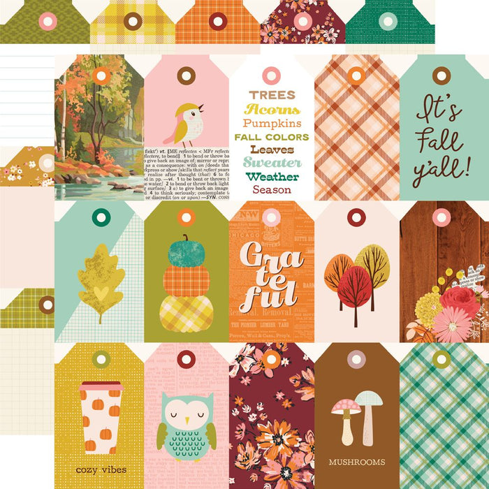 Simple Stories Pumpkins & Plaid - Tag Elements