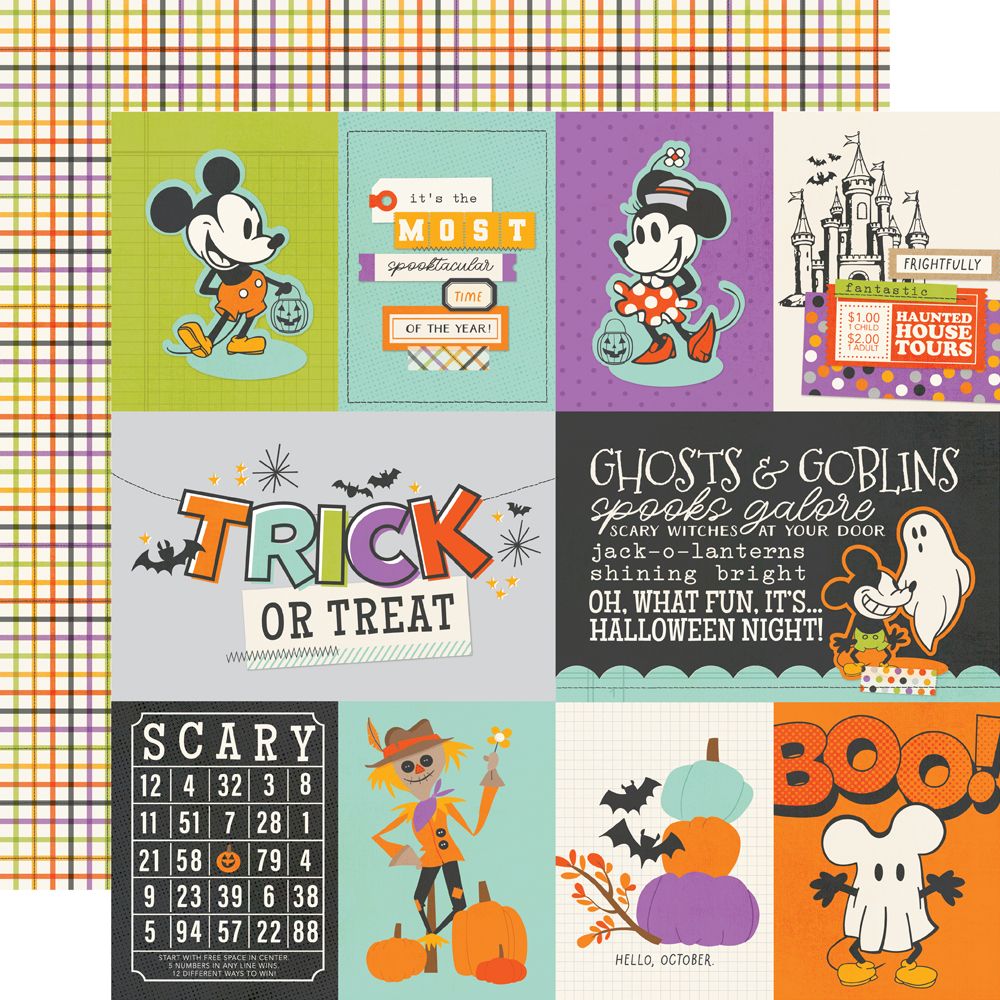 Simple Stories Say Cheese Classic Mouse Halloween - 3x4/4x6 Elements