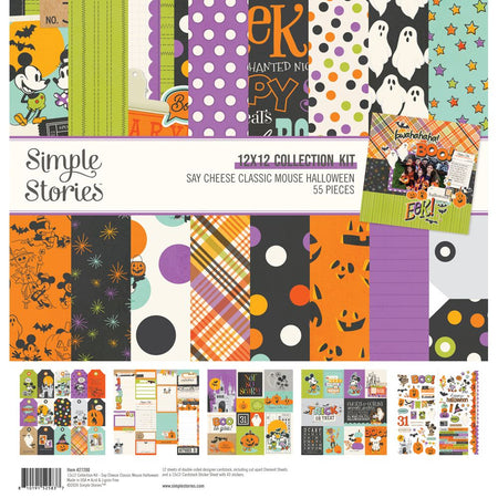 Simple Stories Say Cheese Classic Mouse Halloween - 12x12 Collection Kit