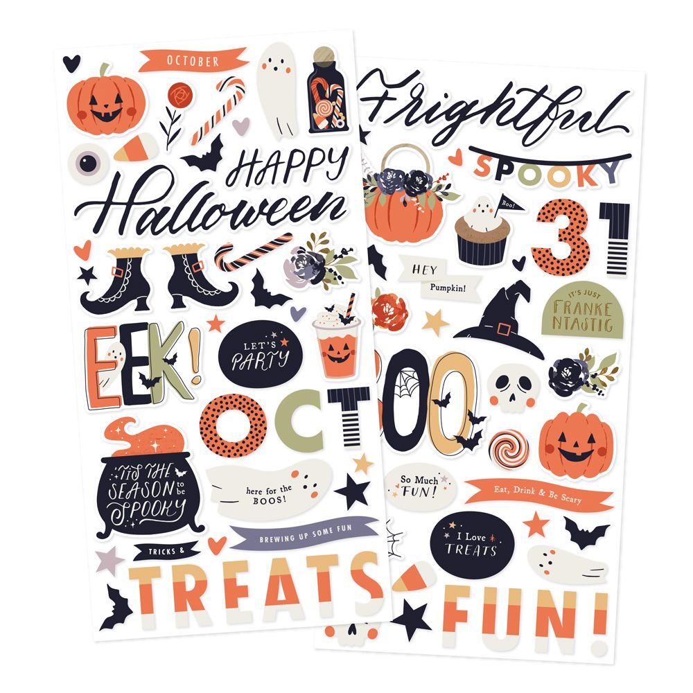 Simple Stories Frightful Fun - Foam Stickers