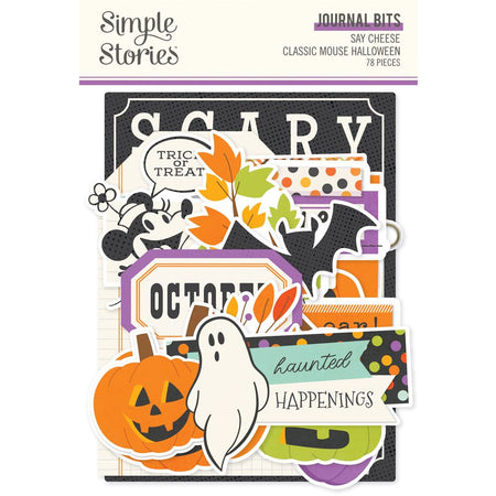Simple Stories Say Cheese Classic Mouse Halloween - Journal Bits & Pieces