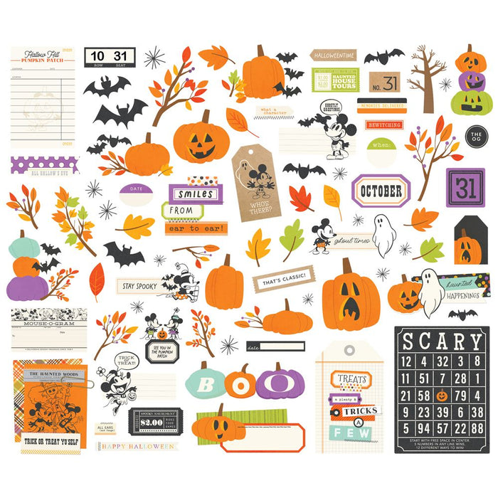 Simple Stories Say Cheese Classic Mouse Halloween - Journal Bits & Pieces