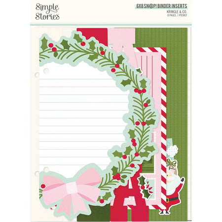 Simple Stories Kringle & Co. - Sn@p! 6x8 Pocket Binder Inserts