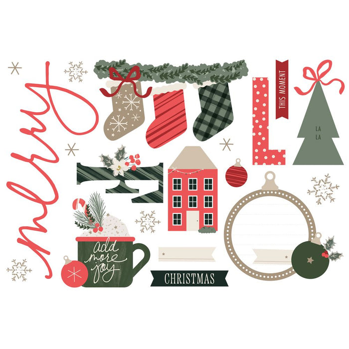 Simple Stories Mistletoe & Holly - Page Pieces
