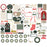 Simple Stories Mistletoe & Holly - Journal Bits & Pieces