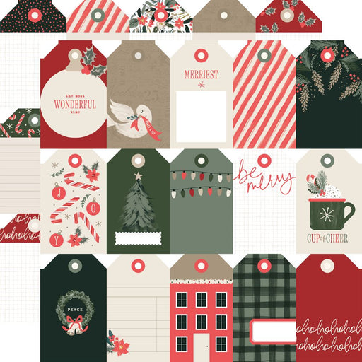 Simple Stories Mistletoe & Holly - Tag Elements