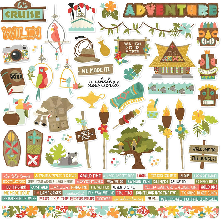 Simple Stories Say Cheese Adventure At The Park - Cardstock Stickers