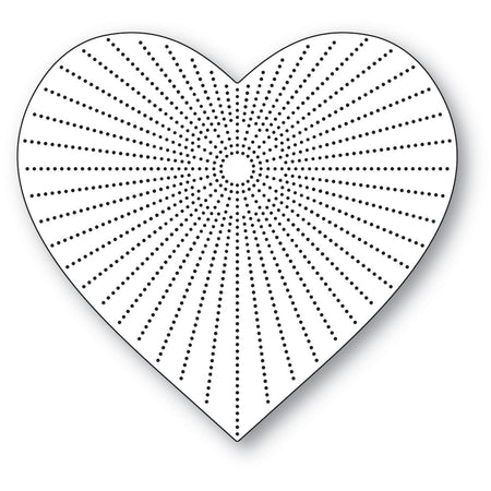 Memory Box Die - Pinpoint Burst Heart