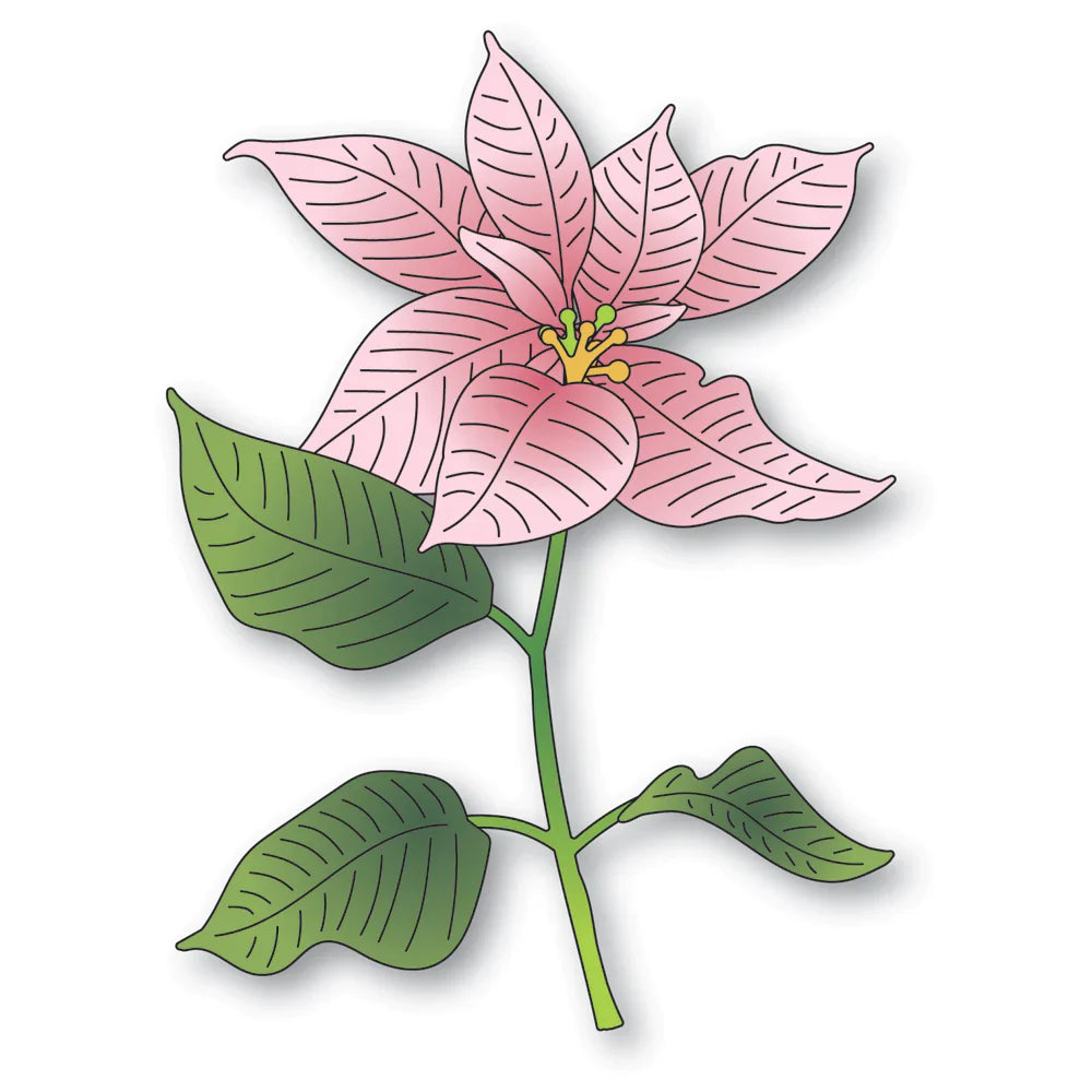 Memory Box Die - Glorious Poinsettia