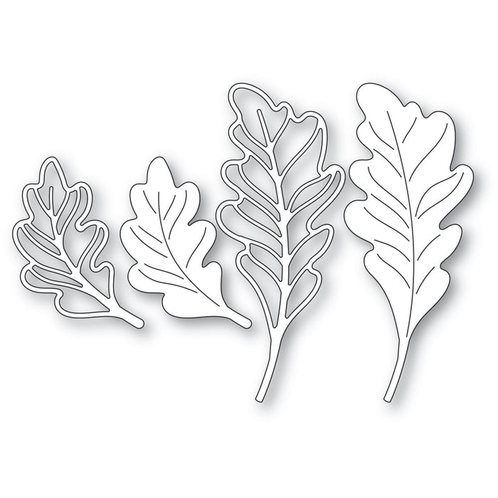 Memory Box Die - Gypsy Oak Leaves
