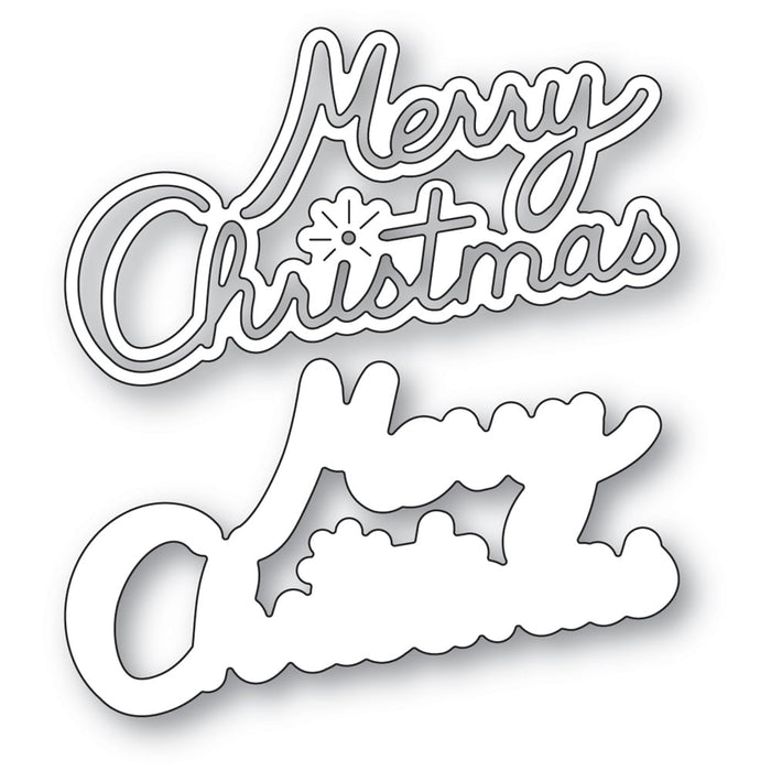 Memory Box Die - Merry Christmas Charmed Script