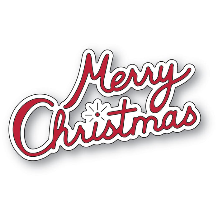 Memory Box Die - Merry Christmas Charmed Script