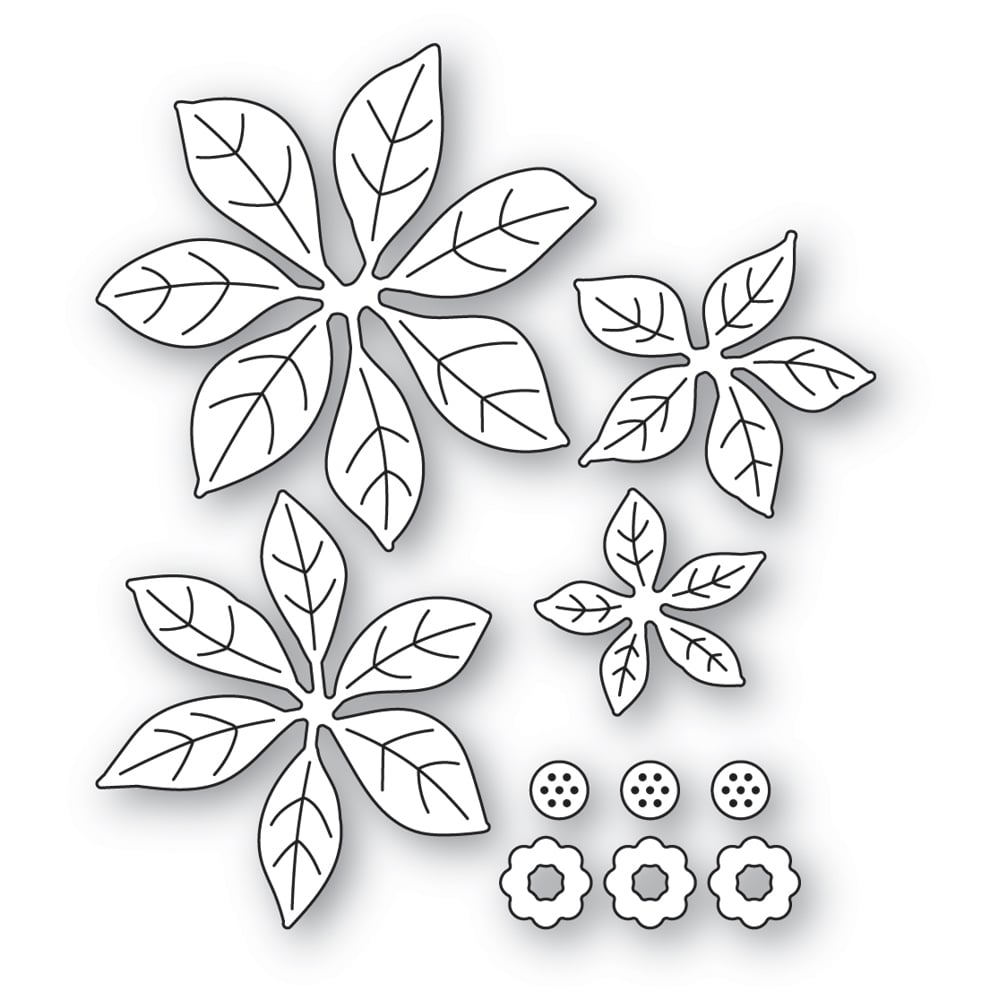 Memory Box Die - Small Poinsettia Layers