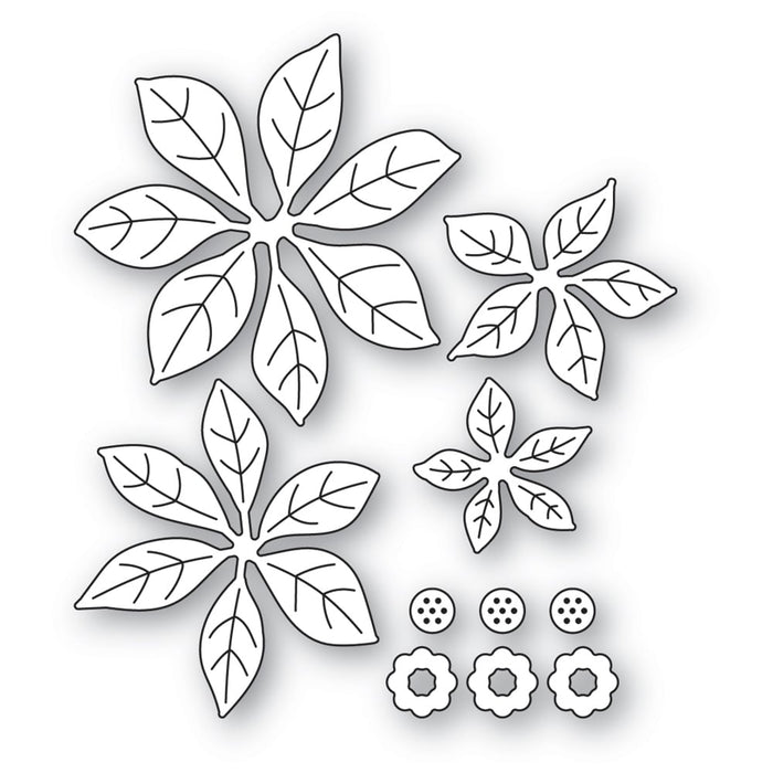 Memory Box Die - Small Poinsettia Layers