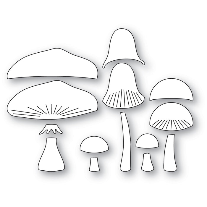 Memory Box Die - Mysterious Mushrooms