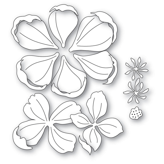 Memory Box Die - Delightful Peony Blossom