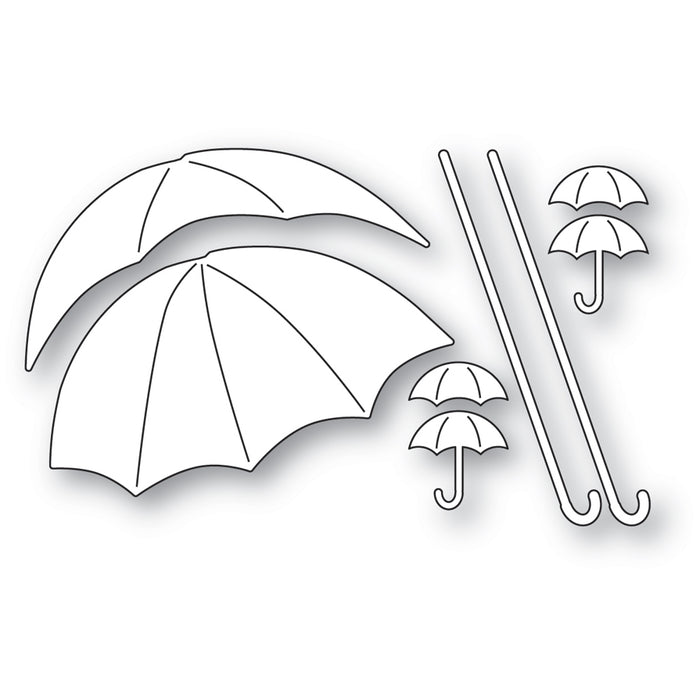 Memory Box Die - Umbrella Trio