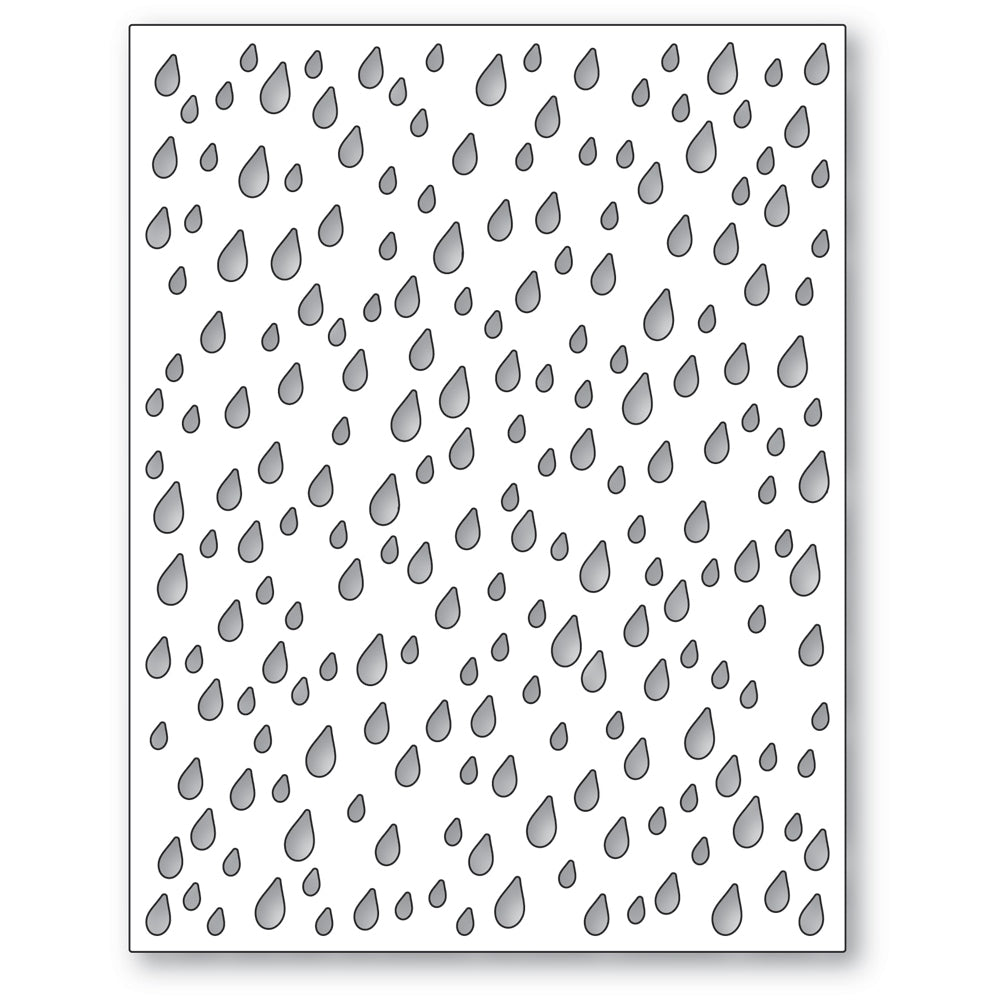 Memory Box Die - Raindrop Plate