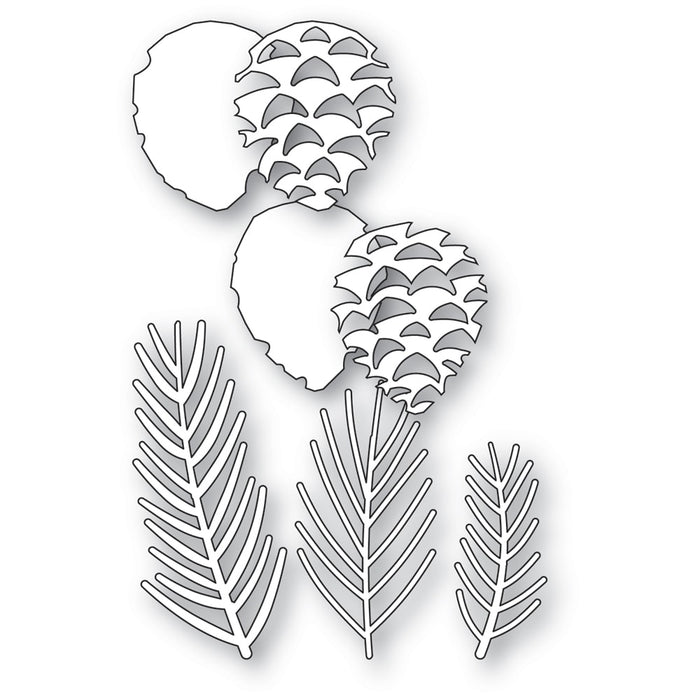 Memory Box Die - Pine Needles & Cones
