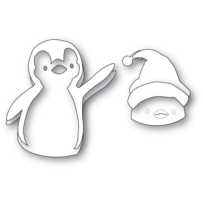 Memory Box Die - Waving Penguin