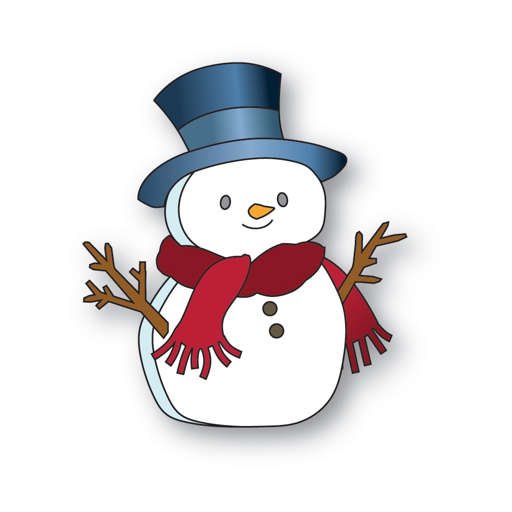 Memory Box Die - Dapper Snowman