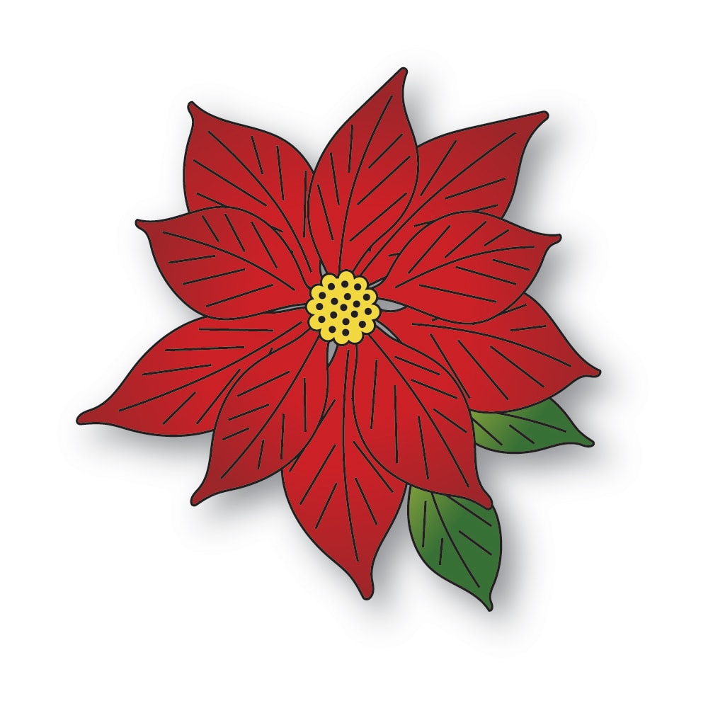 Memory Box Die - Brilliant Poinsettia
