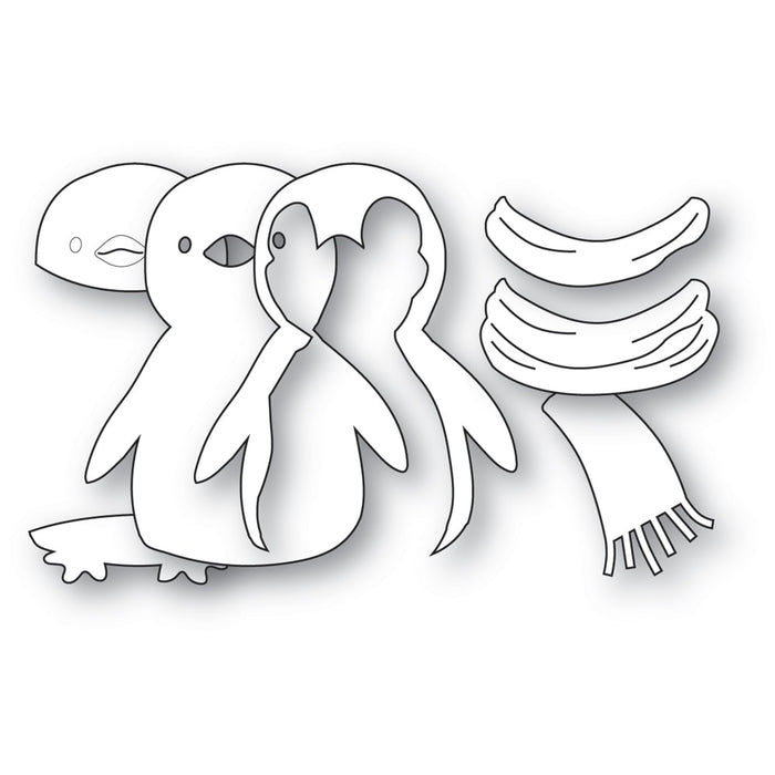 Memory Box Die - Cheerful Penguin