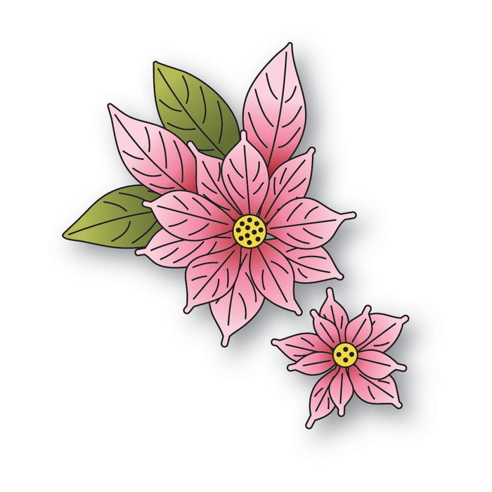 Memory Box Die - Blooming Poinsettias