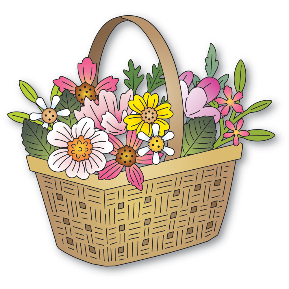 Memory Box Die - Woven Flower Basket