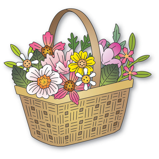 Memory Box Die - Woven Flower Basket