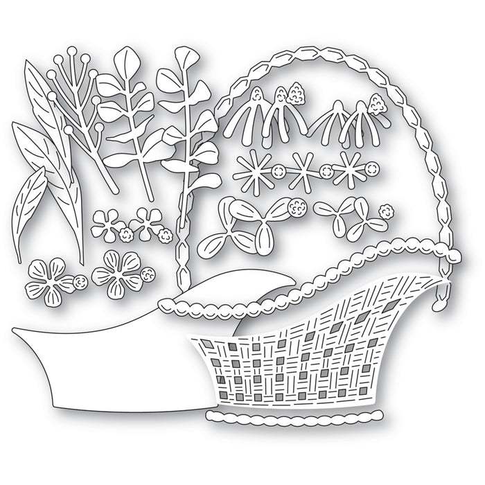 Memory Box Die - Arched Flower Basket
