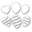 Memory Box Die - Wavy Balloons