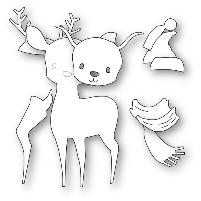 Memory Box Die - Festive Fawn