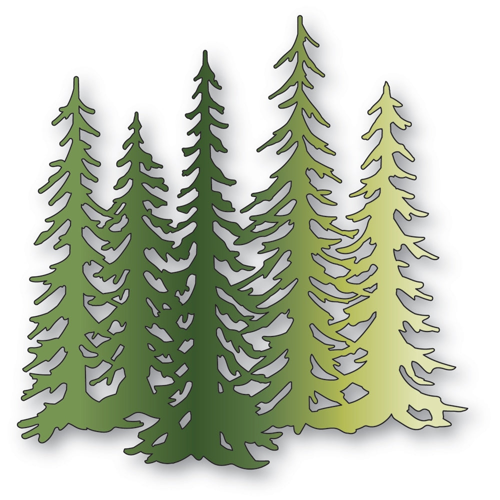 Memory Box Die - Evergreen Tree Stand