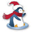 Memory Box Die - Sledding Penguin