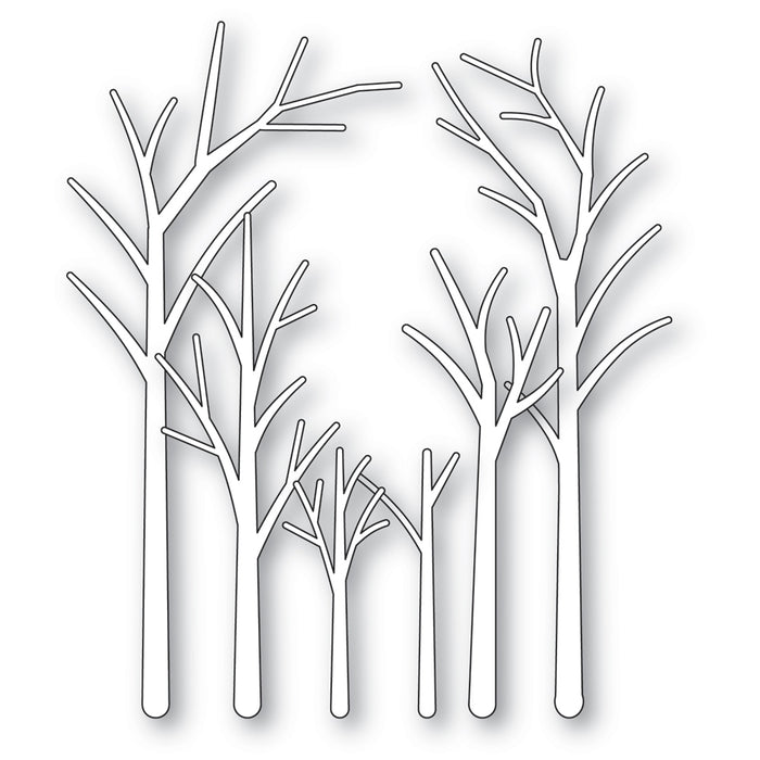 Memory Box Die - Gathered Tree Trunks