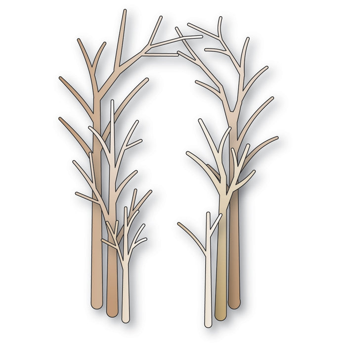 Memory Box Die - Gathered Tree Trunks