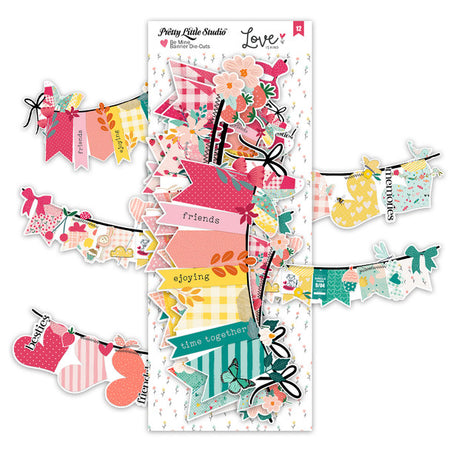 Pretty Little Studio Love Is Kind - Be Mine Banner Die Cuts
