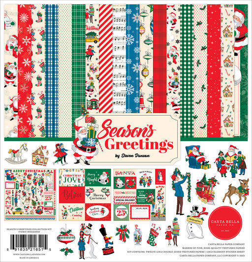 Carta Bella Season's Greetings - 12x12 Collection Kit