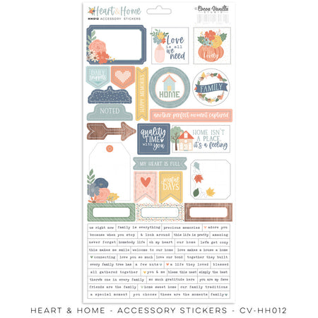 Cocoa Vanilla Studio Heart & Home - Accessory Stickers
