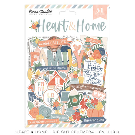 Cocoa Vanilla Studio Heart & Home - Die-Cut Ephemera