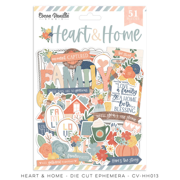 Cocoa Vanilla Studio Heart & Home - Die-Cut Ephemera