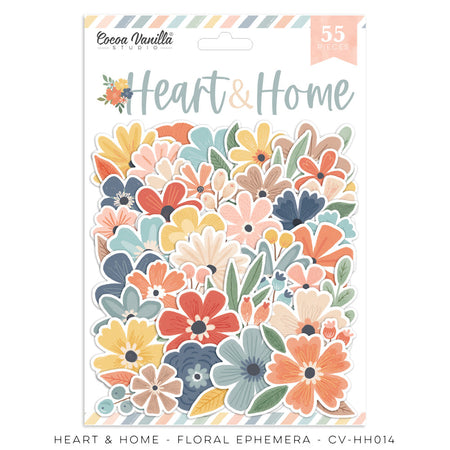 Cocoa Vanilla Studio Heart & Home - Floral Die-Cut Ephemera