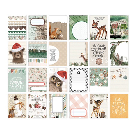 Pretty Little Studio Comfort & Joy - Comfort 3x4 Journaling Cards
