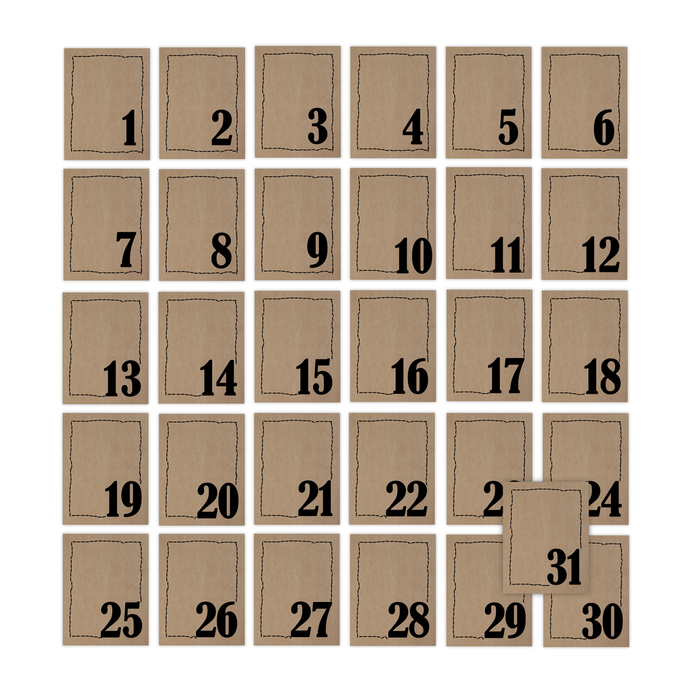 Pretty Little Studio Comfort & Joy - Everyday Kraft 3x4 Journaling Cards